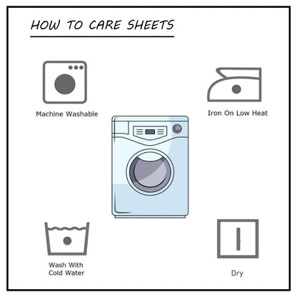 Chimpanzee Sheets Queen Size, Gorilla Bed Sheets, Patterned Bedding Sheets & Pillowcases 4 Piece Set - Soft Microfiber Deep Pocket Fitted Sheet & Flat Sheet & 2 Pillow Cases J9-&-192