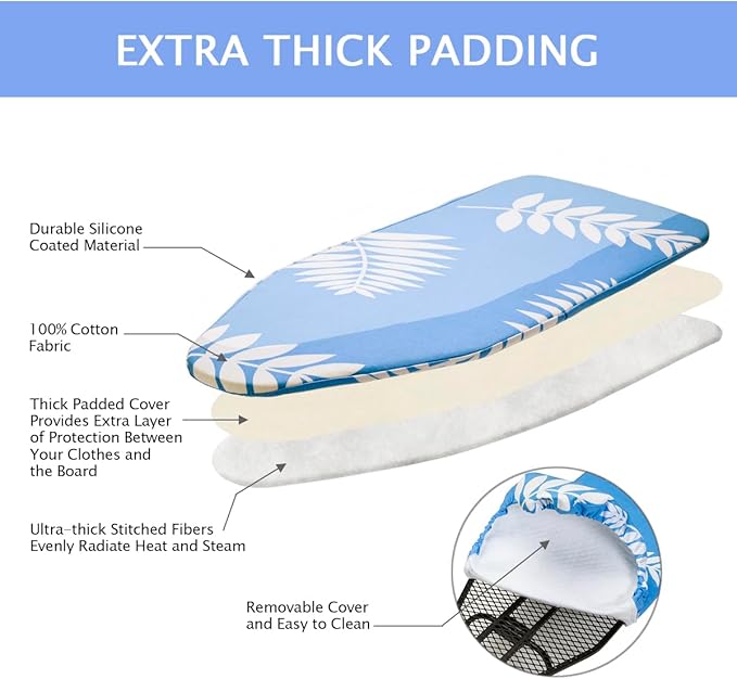 SheeChung Mini Ironing Board 12"x32", Tabletop Ironing Boards