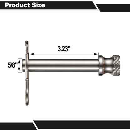 TOPSHINE Stainless Steel Trailer Hitch Pin and Clip, 5/8 Inch Diameter, Fits 2"&2.5" Receiver (1 Pack)