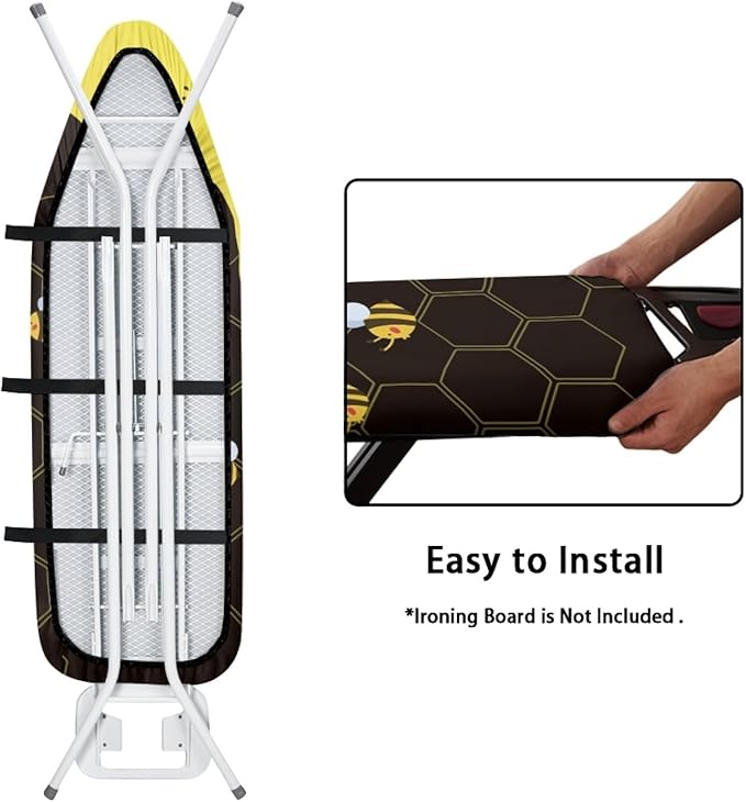 GLENLCWE Bee Honey Ironing Board Cover
