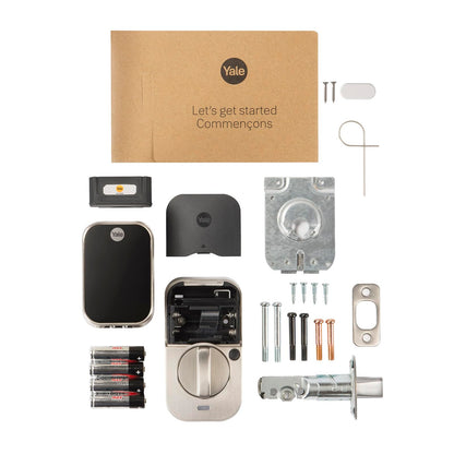 Yale Security Assure Lock 2 Deadbolt, Black Suede Keyed Smart Entry Door Lock with Wi-Fi Connected Keypad for Code Entry and Remote Access, YRD410-WF1-BSP