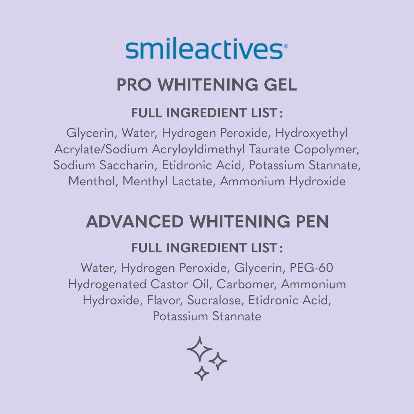 Smileactives Teeth Whitening Kit, Complete at Home Teeth Whitening Treatment, Travel Size Tooth Whitening, Stain Remover for White Teeth, Contains Clinical-Grade Hydrogen Peroxide, 60 Day Kit