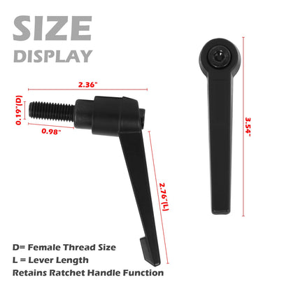 Exercise Bike Seat an Handle Height bar Adjustment Lever Replacement Parts for Peloton Spin Bike Adjuster Handle Adjustable Alloy L-Handle Accessories