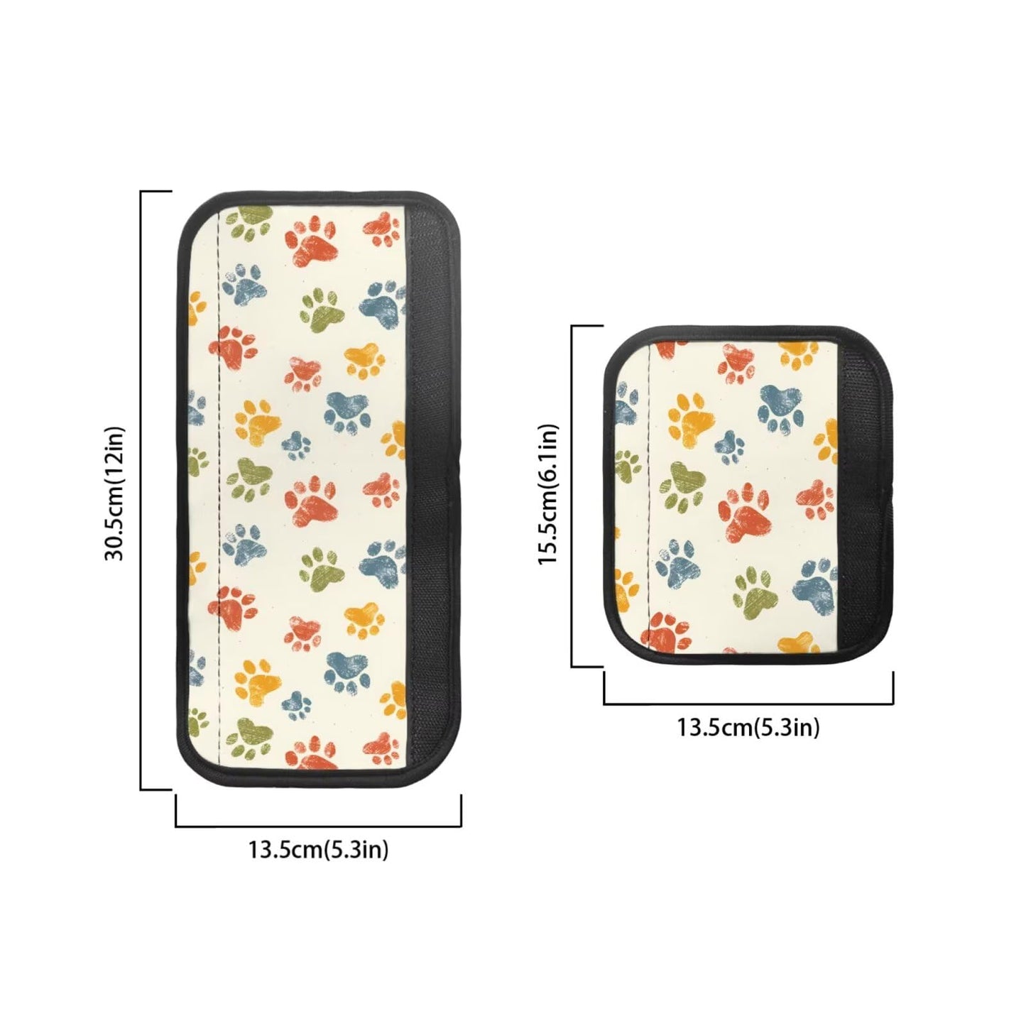 Hwzdsyxl Colorful Paw Pattern Fridge Door Handle Covers Kitchen Appliance Protective Gloves 6 PCS Anti-Scratch Refrigerator Handle Cover Keep Off Fingerprints Oil Stains Food Spot