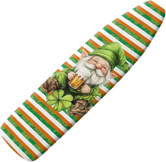 Sprowallow Striped Leaves Ironing Board Covers