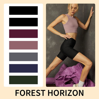 TNNZEET 7 Pack Biker Shorts for Women - 5''/8''/3'' High Waisted Workout Tummy Control Spandex Gym Shorts for Yoga Athletic