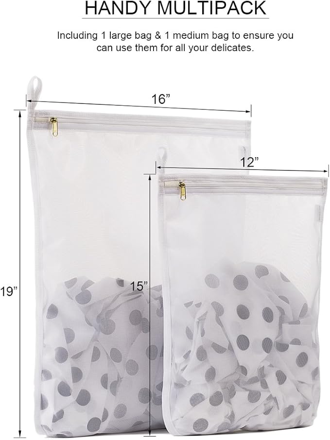 TENRAI Delicates Laundry Bags, Bra Fine Mesh Wash Bag