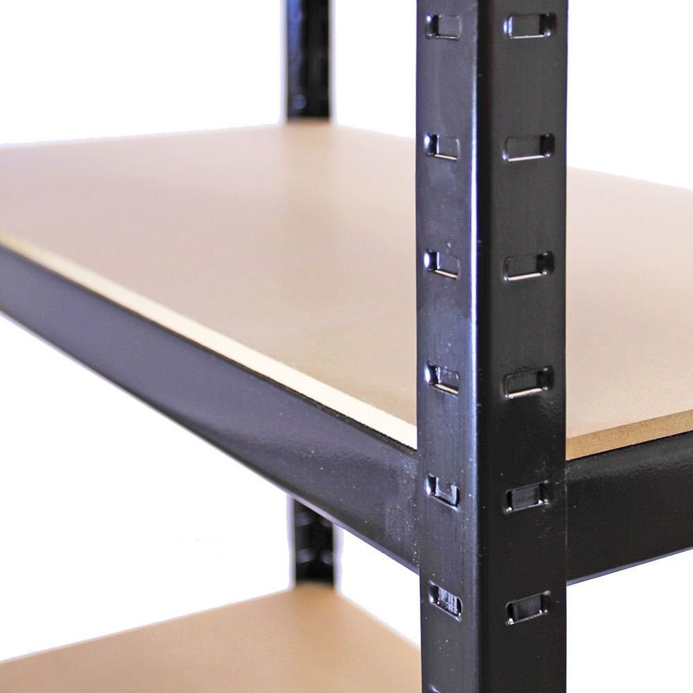 The Shopfitting Shop 5 Tier Boltless Garage Shelving Workshop Storage Racking Shelves Heavy Duty Metal 1800 x 900 x 400
