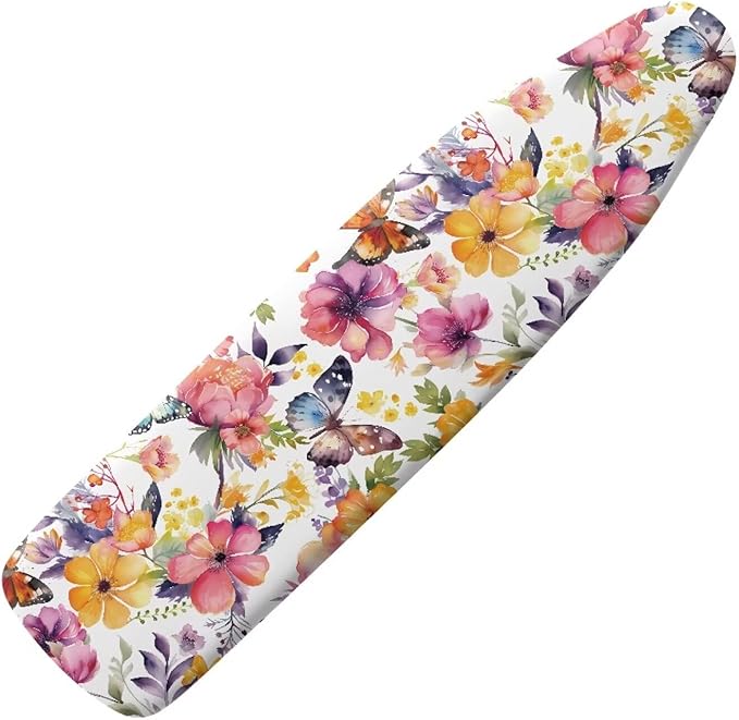 Flower Ironing Board Cover Stain Resistant Over The Door Ironing Board Cover