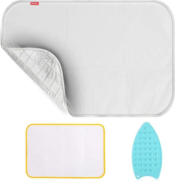 Upgraded Thick Ironing Blanket, Travel Ironing Mat Ironing Pad, Portable