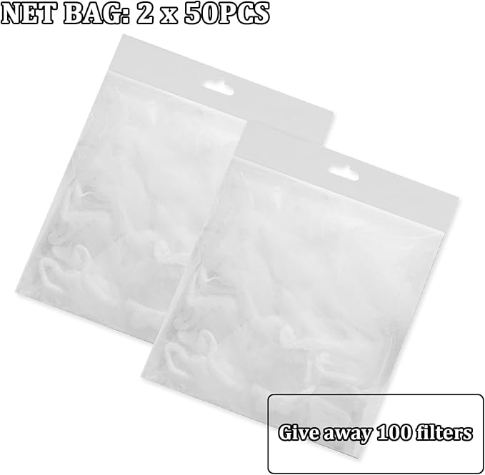 Kitchen Sink Strainer with 100 PCS Filter Mesh Bag, Food Waste Filter Basket