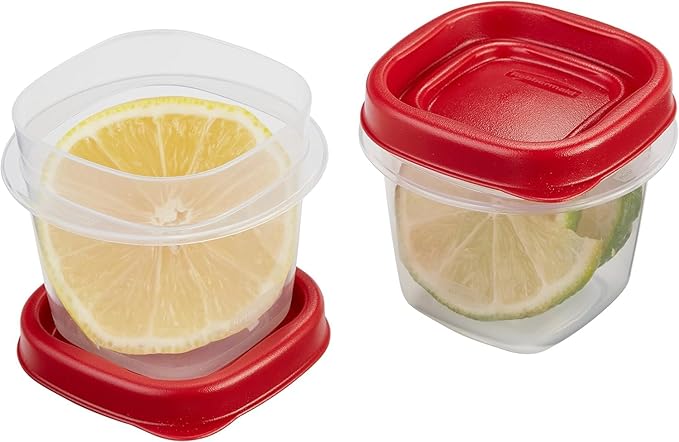 Food Storage Containers, Half Cup Food Storage Containers, 9 Peice Set