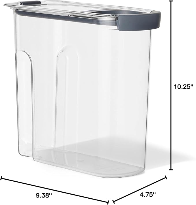 Rubbermaid Brilliance Airtight Cereal Food Storage Container, Shatterproof