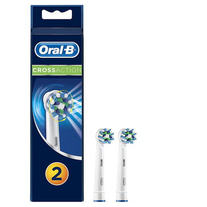 Oral B Cross Action Electric Toothbrush Replacement Brush Heads Refill, 4Count