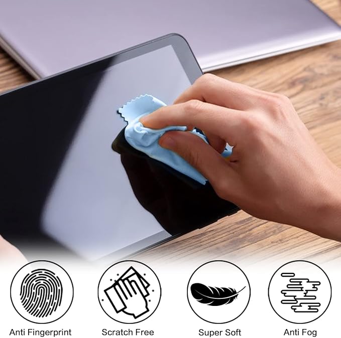 Eyeglass Cleaning Cloth Glasses Cleaner 12Pack Microfiber Lens Cleaner Eyewear