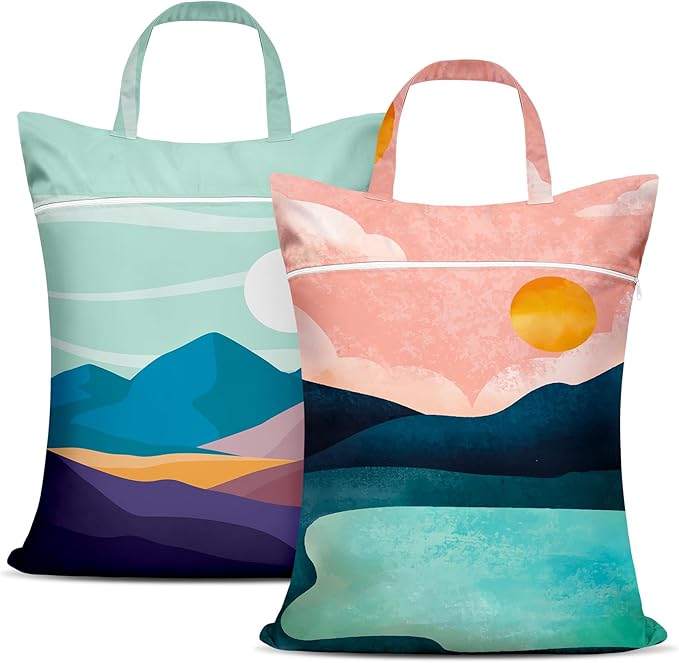 2 Pcs Large Travel Laundry Bags