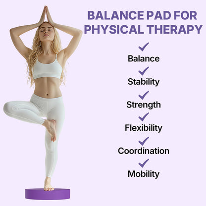 5BILLION Yoga Workout Knee Pad Cushion-Yoga Knee Pad for Pain Free Yoga Pilates Fitness Knee Wrist Elbow Support(Purple)