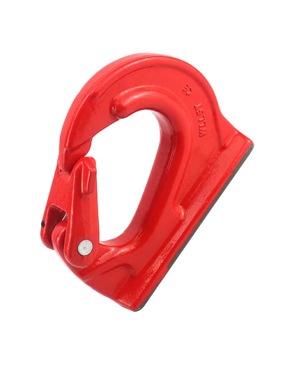 QWORK 5T Heavy Duty Alloy Steel Lifting Hook, Weld-on Anchor Hook, Welding Hooks with Coating Welded on Equipment Providing a Lifting for Wrecker Crane Tractor, 11000lbs
