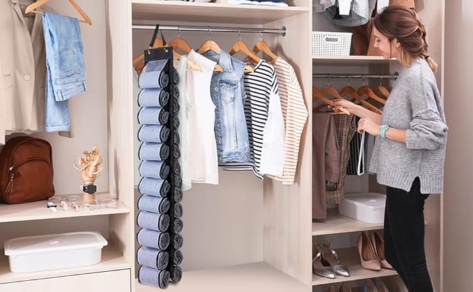 Legging Organizer, Foldable Hanging Closet Organizer