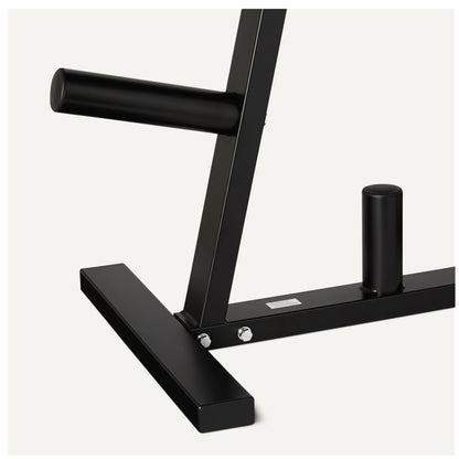 Amazon Basics Olympic 2-inch Weight Plate Tree Rack for Home Gym Storage, Space Saving Organizer