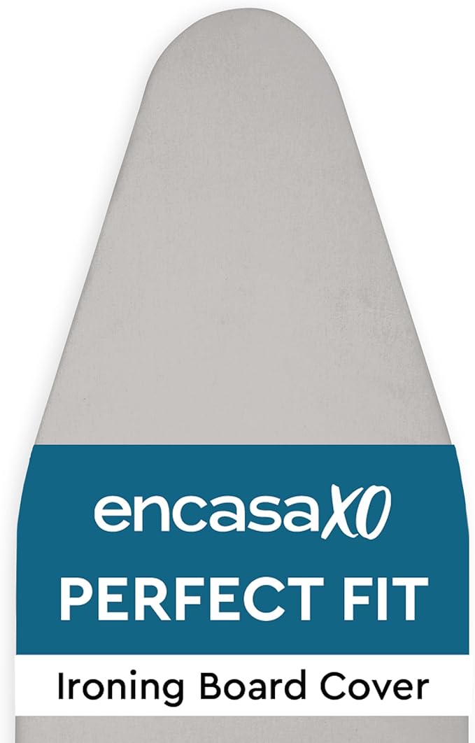 Encasa XO Ironing Board Cover and Pad 42"x14" - 4mm Felt Medium Iron Board