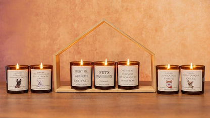 Shiba Inu Gifts & Decor, Gifts for Dog Lovers, Smells Like Shiba Inu Farts Candle - Lavender & Eucalyptus, Crafted by Natural Soy Wax & Natural Essential Oils