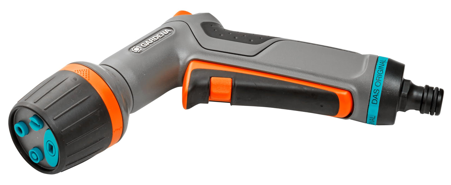 Gardena Comfort Cleaning Nozzle ecoPulse™: Spray Nozzle for high-Performance, Water-Saving Cleaning with Lock and Frost Protection (18304-20)