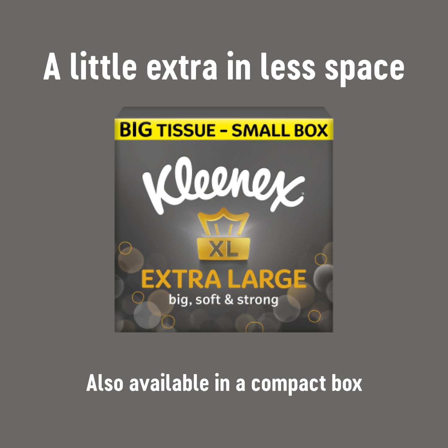 Kleenex Extra Large Soft Facial Tissues, 24 Compact Tissue Boxes, 1056 Tissues (24 boxes) - 100% Recyclable Packaging