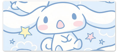 SMAIGE XXL Extended Gaming Mouse Pad/Mat- Large Cute Kawaii Anime Cartoon Design Mousepad for Girls and Women, Stitched Edges | 27.6"x11.8"x0.08" Dimensions (Cinnamon2)