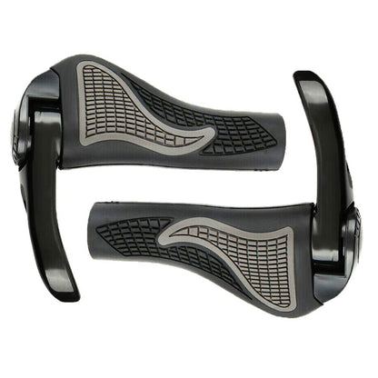 Eyech One Pair Bicycle OX Horn Handlebar Grips Anti-Slip Silicon Ergonomic Bike Handlebar Grips for MTB Mountain Road Bike