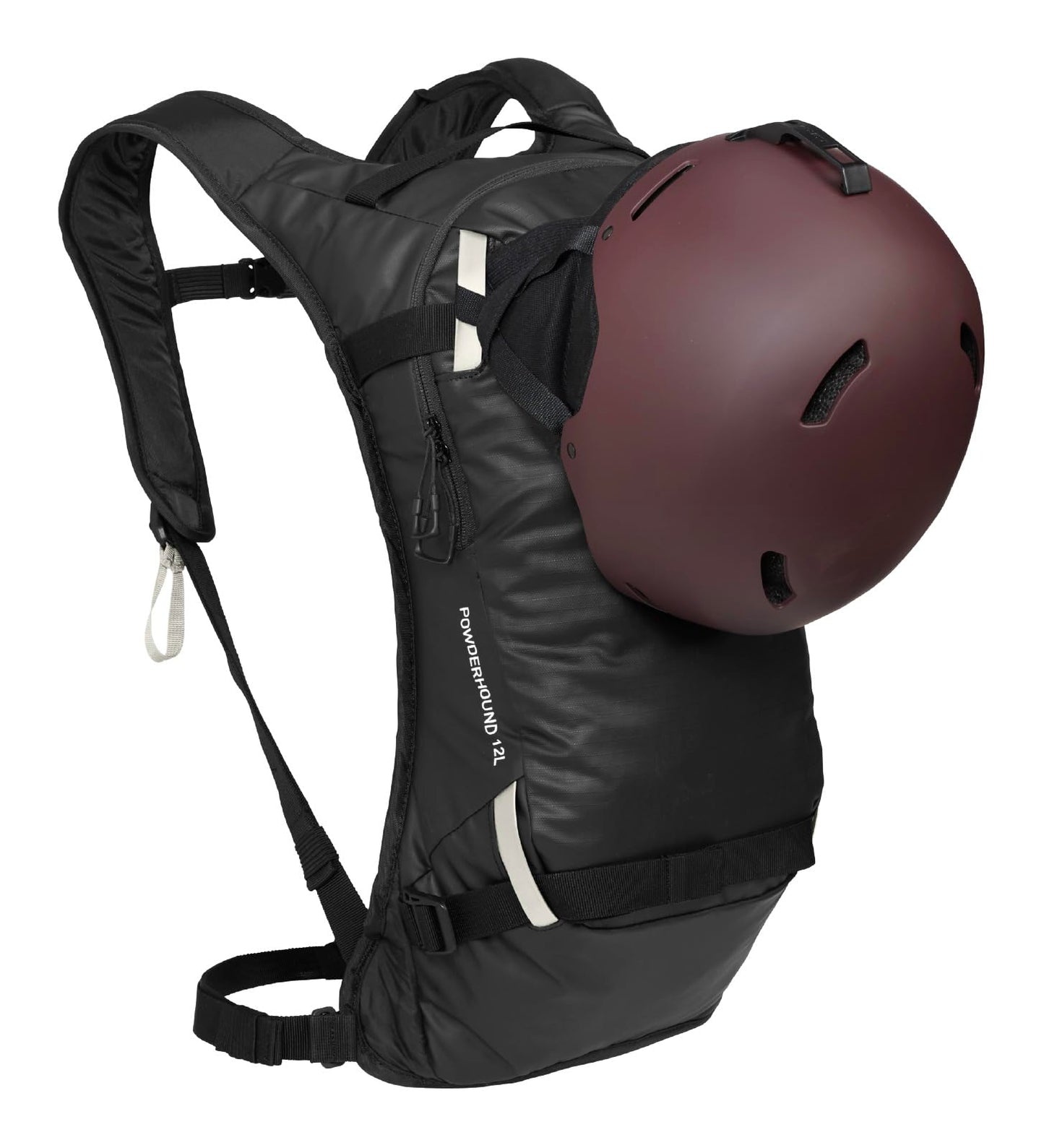 CamelBak Powderhound 12 Snow Hydration Pack with Ski and Snowboard Carry, Insulated Design for All Day Winter Riding, Black/White