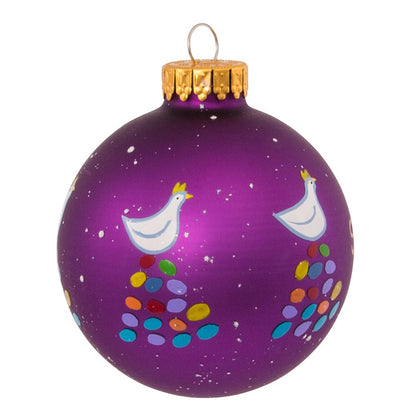 Kurt Adler Twelve Days of Christmas Ball Ornament, 65mm, Set of 12