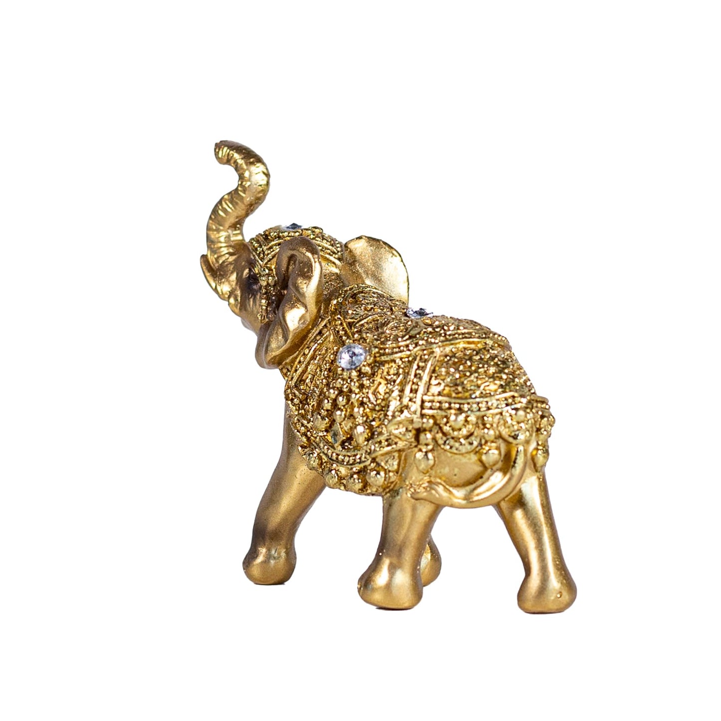 AGKZNTQP Decorative Golden Pair of Elephants Elephant Statues, Home Decoration Statues