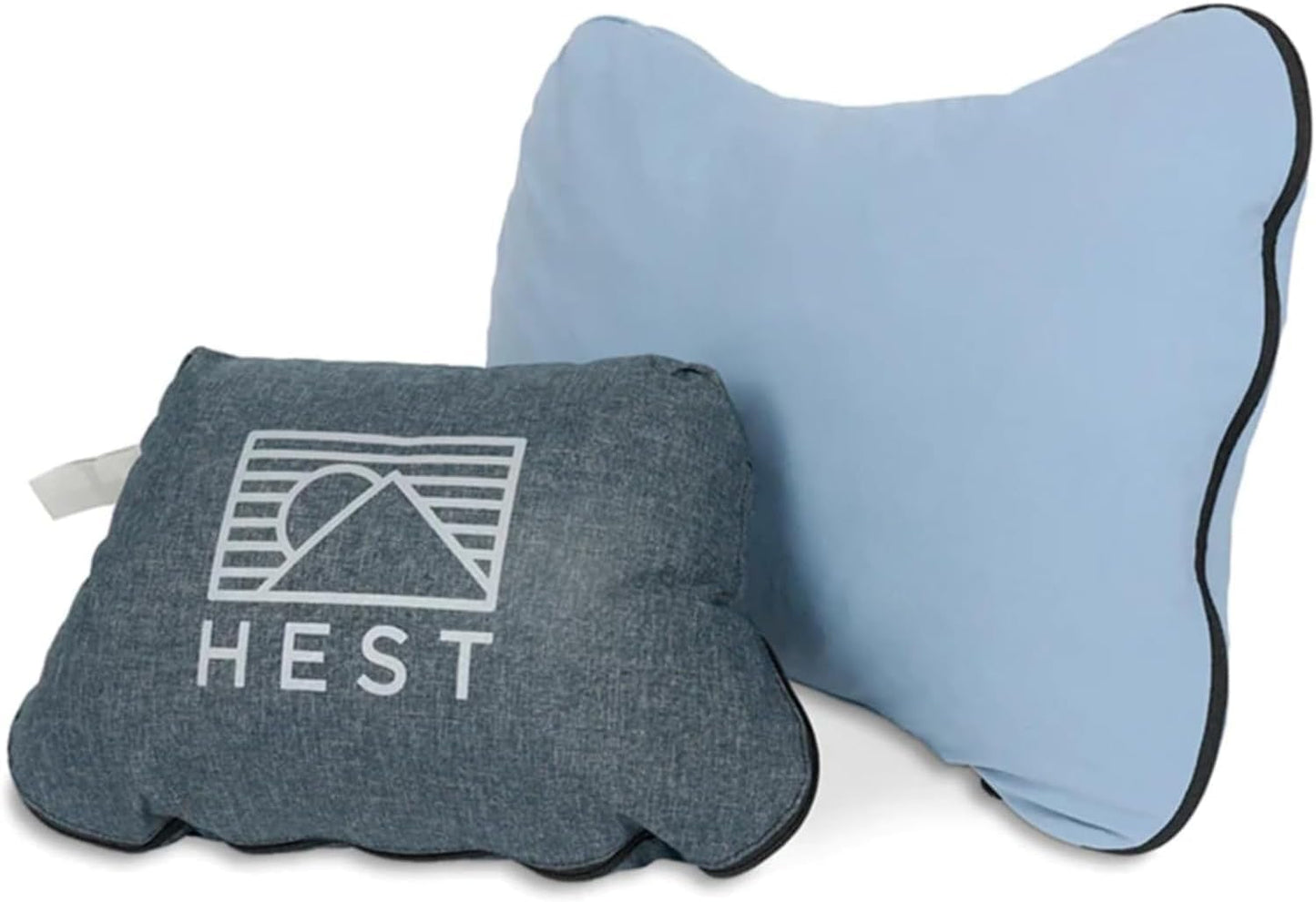 HEST Camp Pillow (Large) - Temperature Resilient Memory Foam - Essential for Camping, Backpacking, and Outdoor Adventures - Compact Packable Travel Pillow - 20" L x 26" W