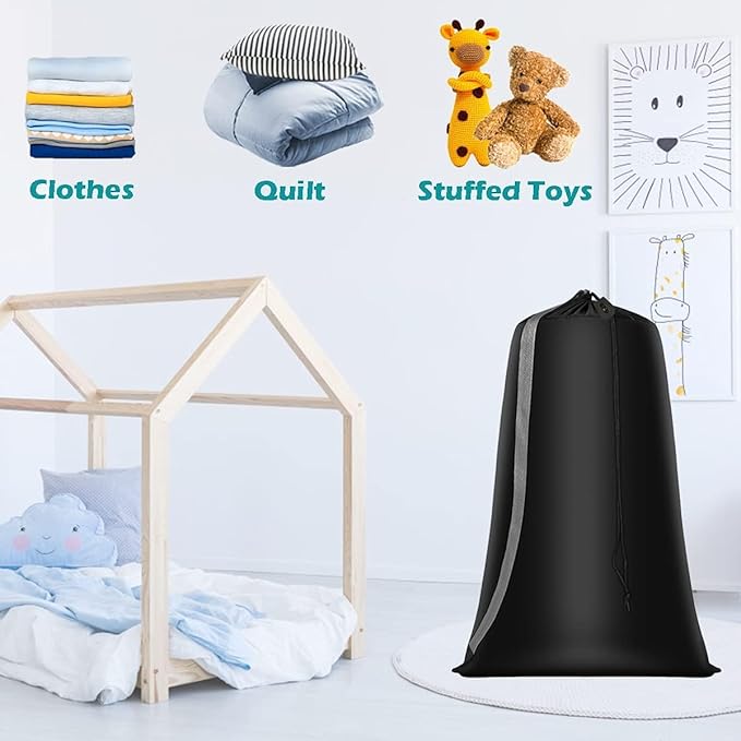 Heavy Duty Laundry Bag 2 Pack XL Nylon Laundry Bags