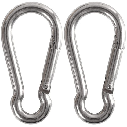 Cozihom 3.5" Heavy Duty Carabiners 700LB Weight Capacity, Spring Action Snap Hook Attachment, Anti-Rust for Hammocks, Swing Chairs, Gym Equipment, Camping Pack of 2