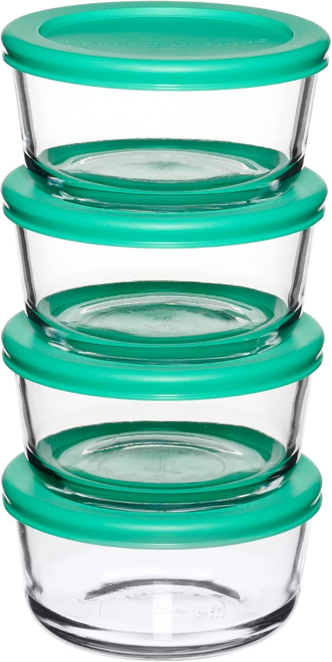 Anchor Hocking 2 Cup Glass Storage Containers