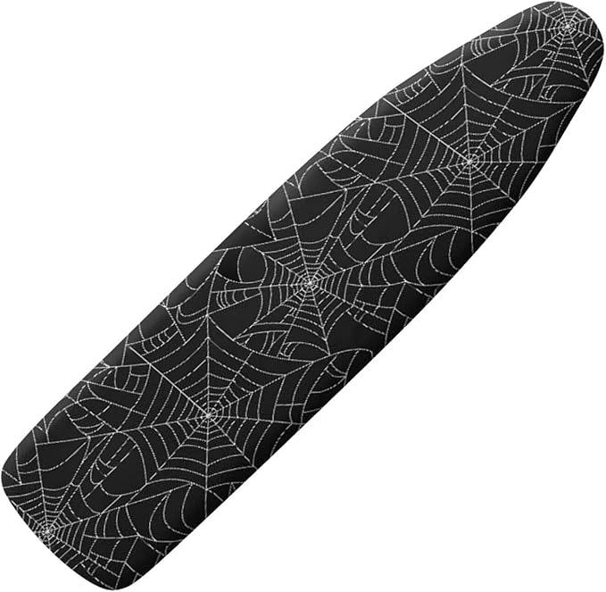 GLENLCWE Black Spider Cobweb Ironing Board Cover