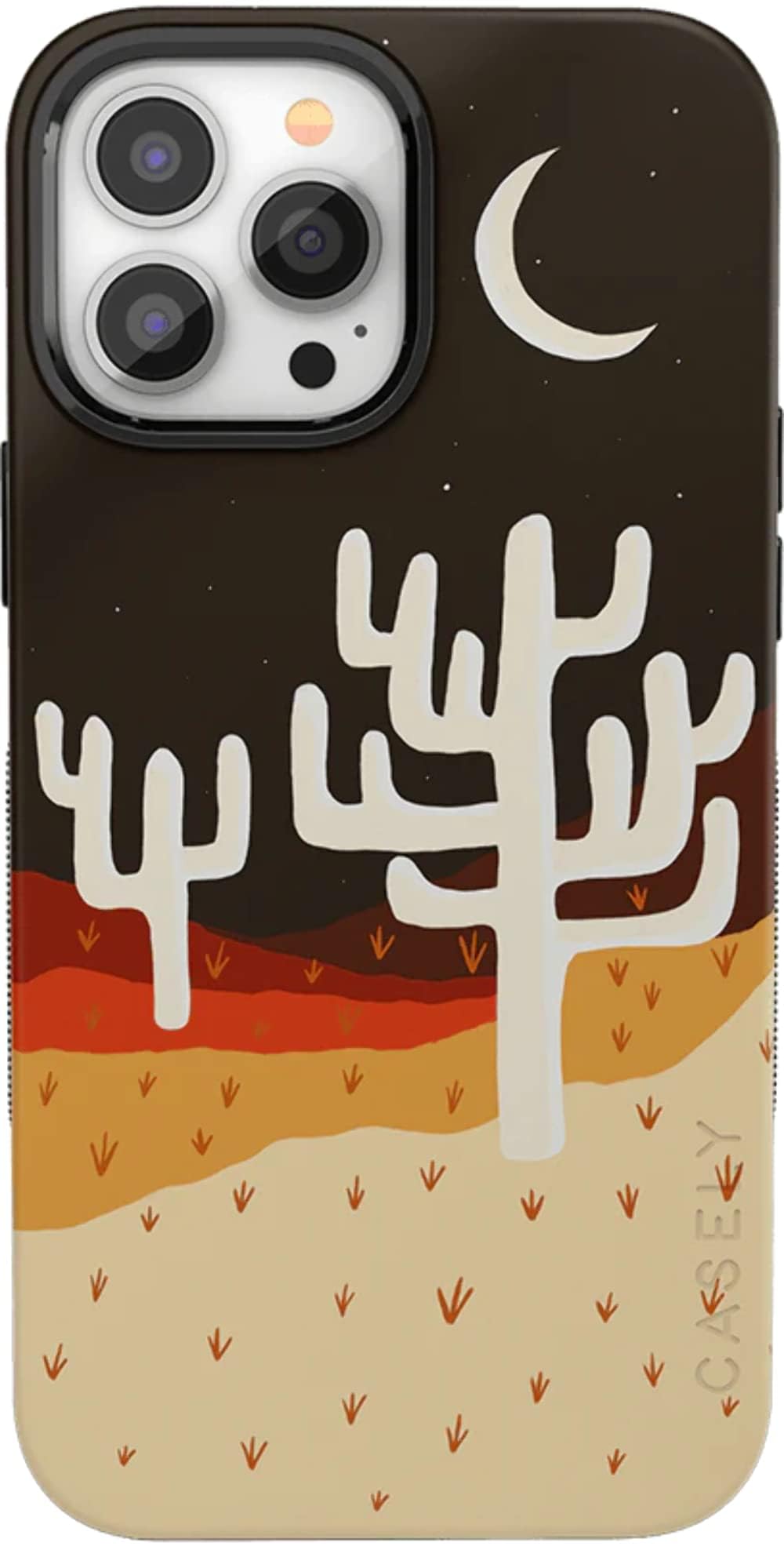 Casely iPhone 13 Pro Case | Compatible with MagSafe | Taupe on Nude | Solid Beige Aesthetic Cream Case