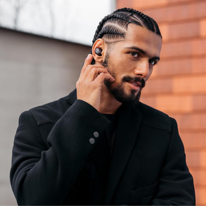 Sennheiser Momentum True Wireless 4 Smart Earbuds with Bluetooth 5.4, Crystal-Clear Sound, Comfortable Design, 30-Hour Battery Life, Adaptive ANC, LE Audio and Auracast - Black Graphite