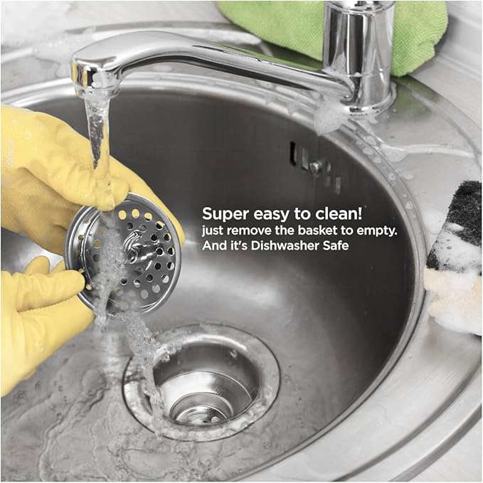 Highcraft 9763 Kitchen Sink Stainless Steel Drain Assembly