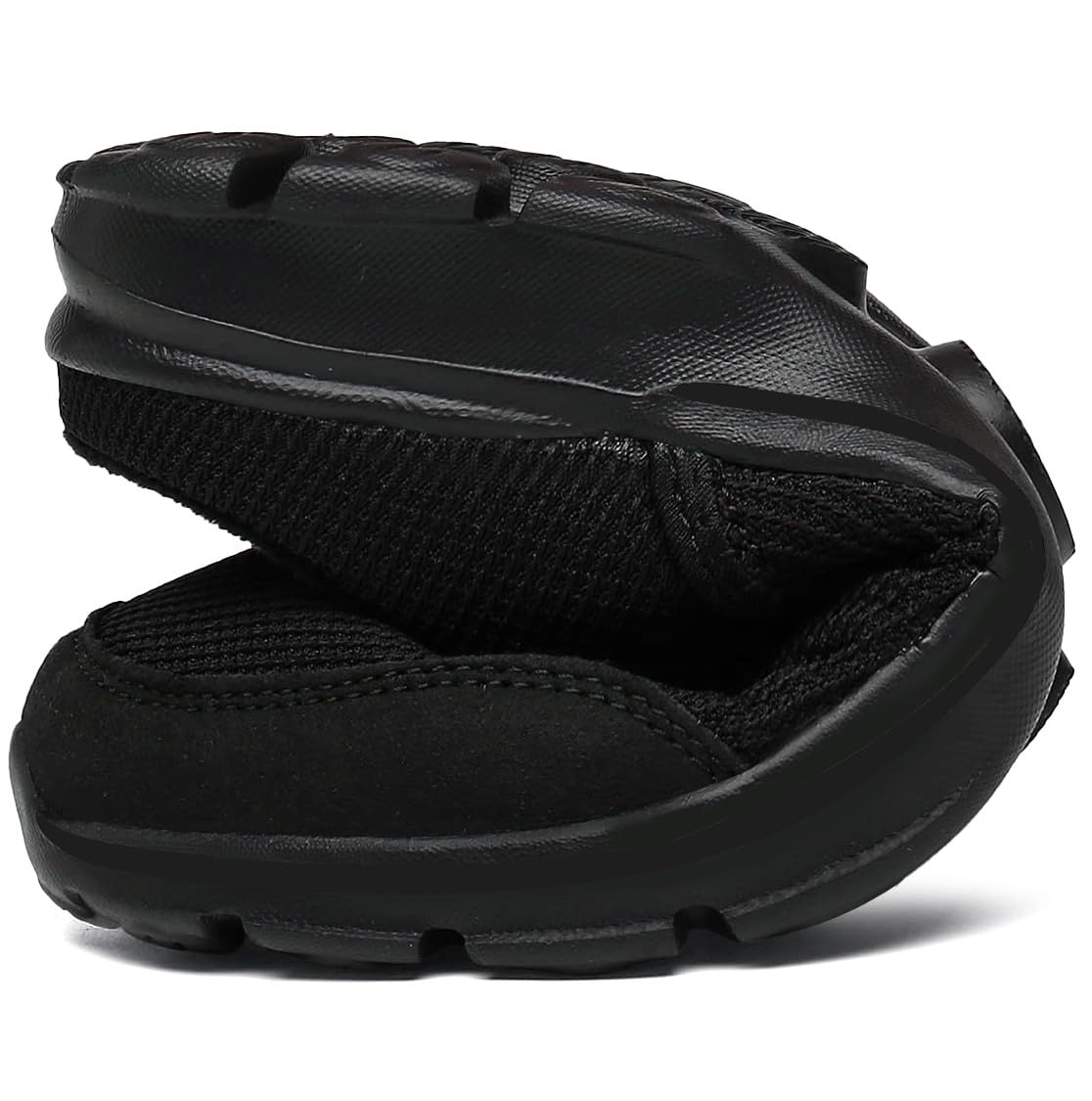 Slippers Ladies Mens Summer Slip-On Beach Sandals Backless Clogs Mules Indoor Outdoor Comfortable Casual Home Shoes Flip Flops,Black-II,7 UK