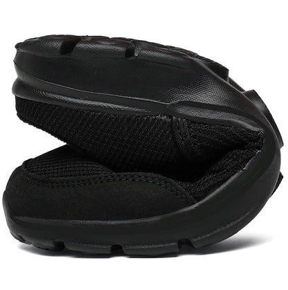 Slippers Ladies Mens Summer Slip-On Beach Sandals Backless Clogs Mules Indoor Outdoor Comfortable Casual Home Shoes Flip Flops,Black-II,7 UK