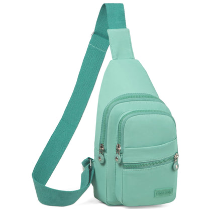 Small Sling Backpack Crossbody Sling Bag for Women, Chest Bag Daypack Fanny Pack Cross Body Bag for Outdoors Hiking Traveling - Black