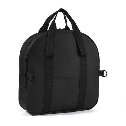 JPJYE Cable Organizer Bag - Heavy Duty Water Resistant Cable Management Storage Bag - Perfect for Jumper Cables, RV Sewer Pipe, EV Charging Cord Storage, Camper and Garden Hoses (Black, 15.8" X 15")