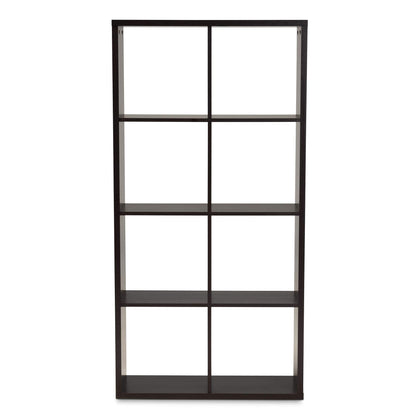Baxton Studio Multipurpose Shelving and Cabinets, One Size, Dark Brown
