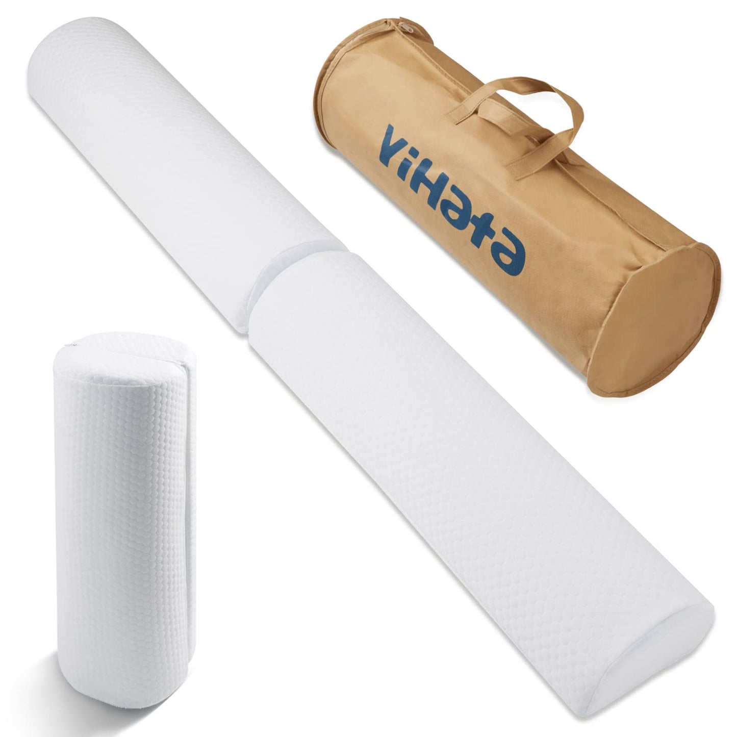 YIHATA 2in1 Toddler Bed Guard, Bed Rail for Toddlers, Bed Barrier Long Foam Detachable Foldable Model, Bed Bumper for Toddlers Baby Elderly, Travel Safety Easy to Carry Suitable for All Beds