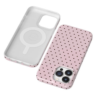 Casely iPhone 14 Pro Max Case | Fit Check | Neutral Checkerboard | Compatible with MagSafe | Classic Ultra Slim Design