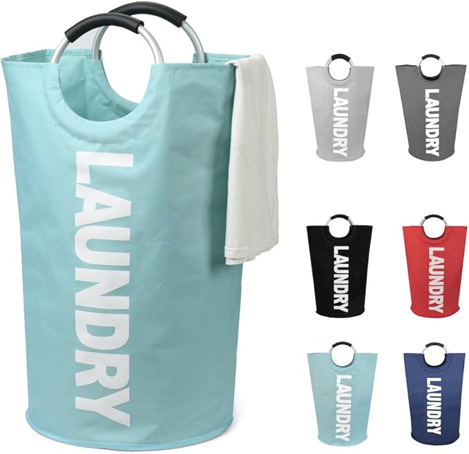 DOKEHOM 125L X-Large Collapsible Washing Laundry Basket Bag