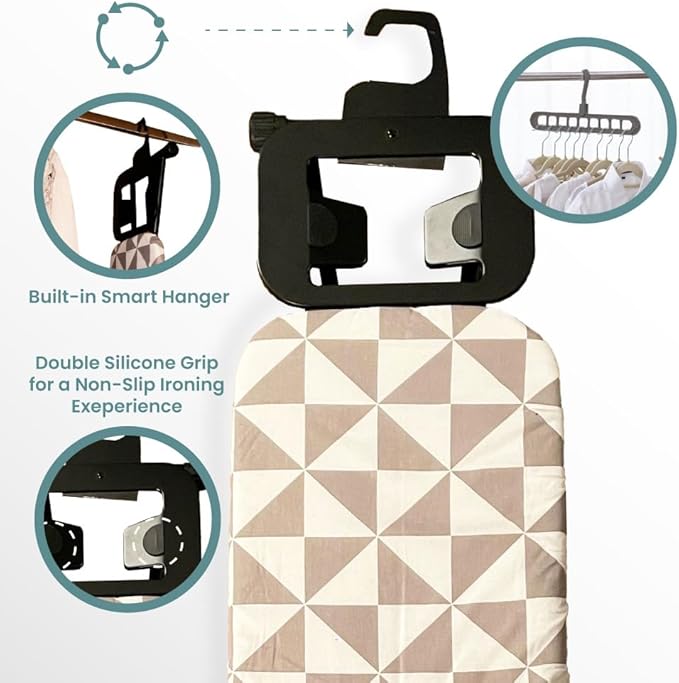 Compact Ironing Board Foldable | Hanging Iron Board